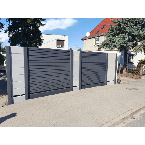 Ogrodzenie Żaluzjowe 2m wys antracyt 